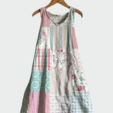Vestido com Estampa Pastel feminino