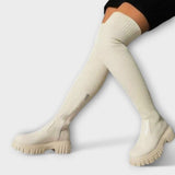 Botas acima do joelho feminino