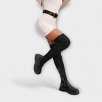 Botas acima do joelho feminino