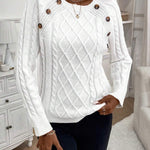 Francisca - Camisola de Malha com Botões feminino