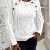 Francisca - Camisola de Malha com Botões feminino