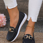 Sapatos Rasos com Fivela feminino