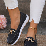 Sapatos Rasos com Fivela feminino