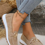 Sapatos Rasos com Fivela feminino