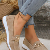 Sapatos Rasos com Fivela feminino