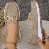 Sapatos Rasos com Fivela feminino