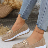 Sapatos Rasos com Fivela feminino