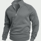 António - Pullover com fecho de meia altura masculino