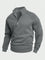 António - Pullover com fecho de meia altura masculino
