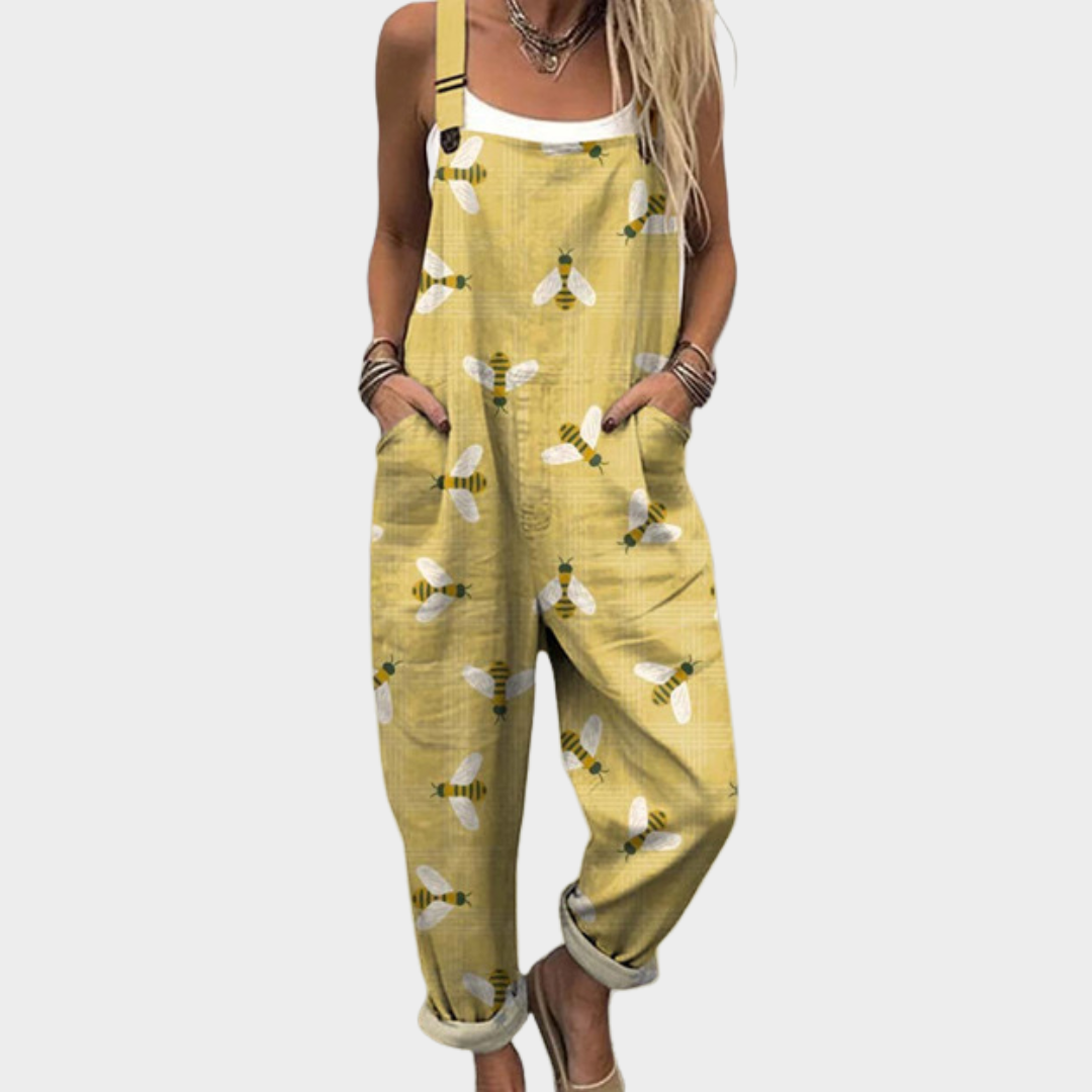 Macacão Estampado Confortável feminino
