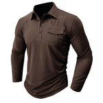 Camisa casual com bolsos masculino