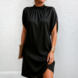 Vestido Elegante Favorece Silhueta feminino