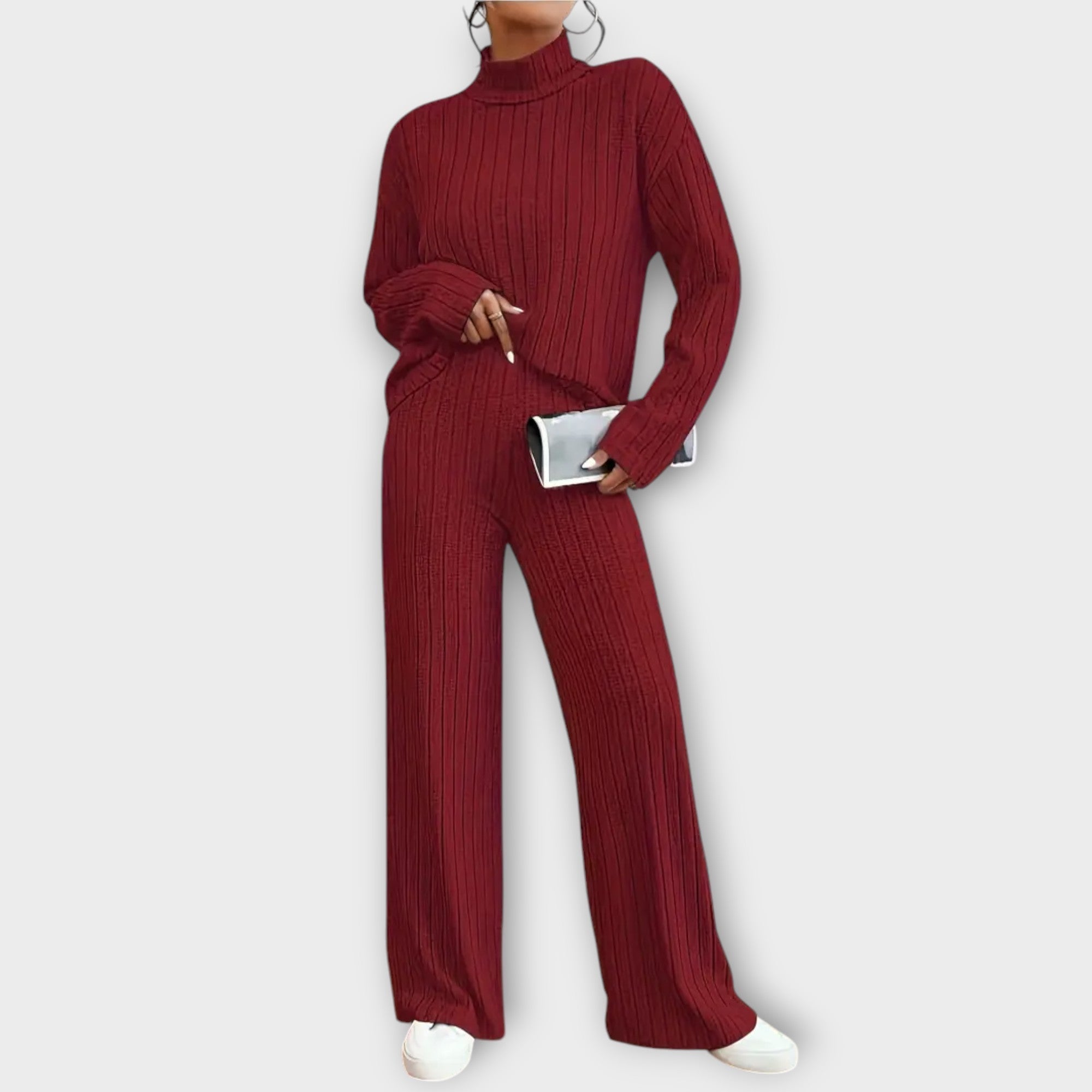Conjunto casual de 2 peças feminino