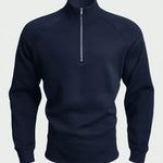 António - Pullover com fecho de meia altura masculino