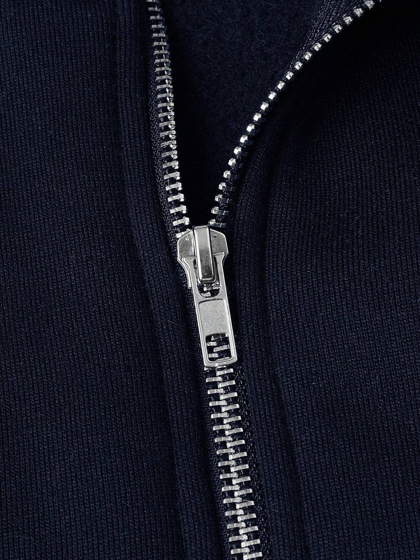António - Pullover com fecho de meia altura masculino