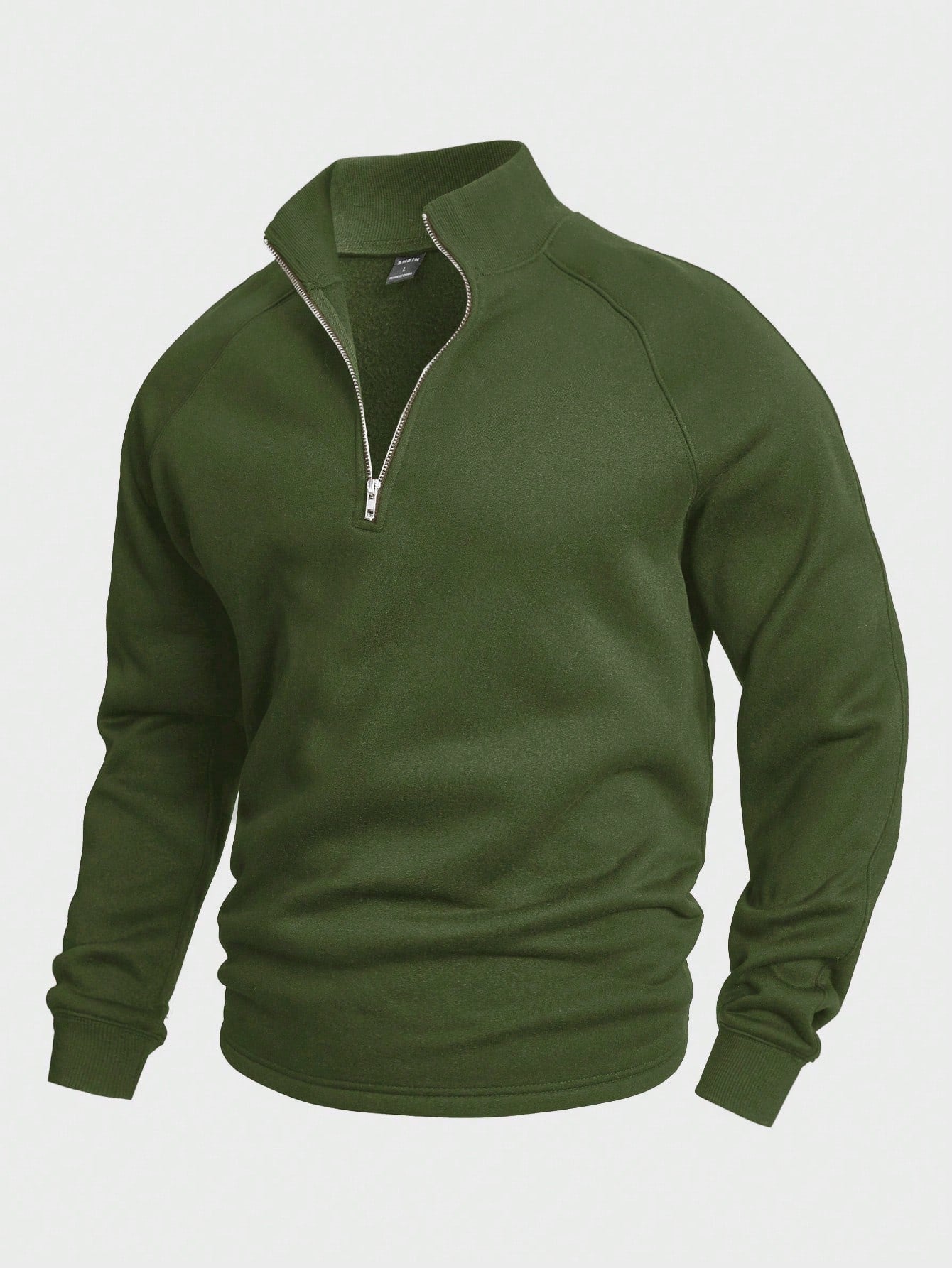 António - Pullover com fecho de meia altura masculino