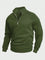António - Pullover com fecho de meia altura masculino
