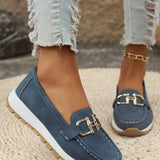 Sapatos Rasos com Fivela feminino