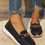 Sapatos Rasos com Fivela feminino