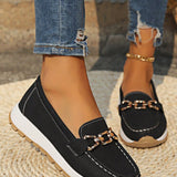 Sapatos Rasos com Fivela feminino