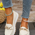 Sapatos Rasos com Fivela feminino