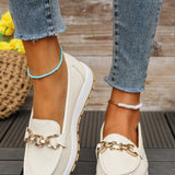 Sapatos Rasos com Fivela feminino