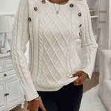 Francisca - Camisola de Malha com Botões feminino