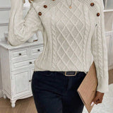 Francisca - Camisola de Malha com Botões feminino