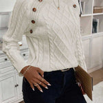 Francisca - Camisola de Malha com Botões feminino
