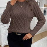 Francisca - Camisola de Malha com Botões feminino