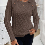 Francisca - Camisola de Malha com Botões feminino