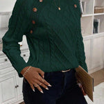 Francisca - Camisola de Malha com Botões feminino