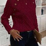Francisca - Camisola de Malha com Botões feminino