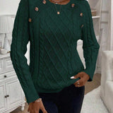 Francisca - Camisola de Malha com Botões feminino
