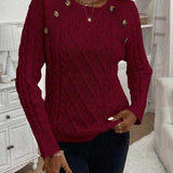 Francisca - Camisola de Malha com Botões feminino