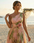 Vestido Longo Rosália – Romance e Elegância Floral