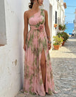 Vestido Longo Rosália – Romance e Elegância Floral