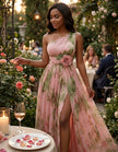 Vestido Longo Rosália – Romance e Elegância Floral