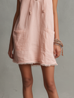Antonella | Vestido curto leve com capuz
