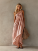Allegra | Vestido maxi de um ombro
