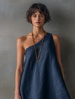 Eleonora | Vestido assimétrico com franjas