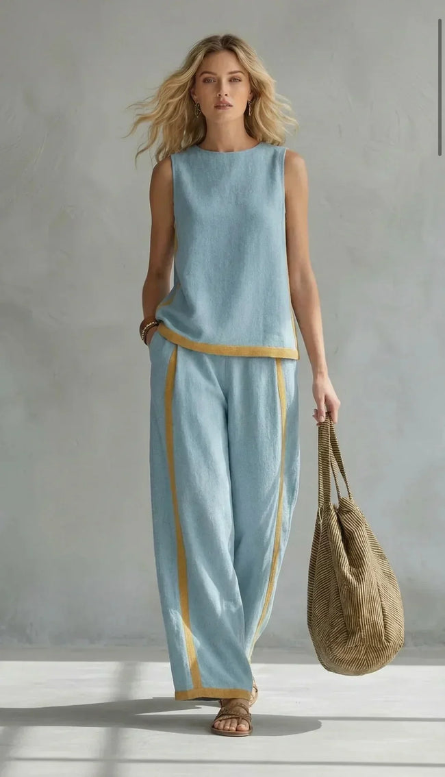 Yasmin | Conjunto bicolor de linhas modernas