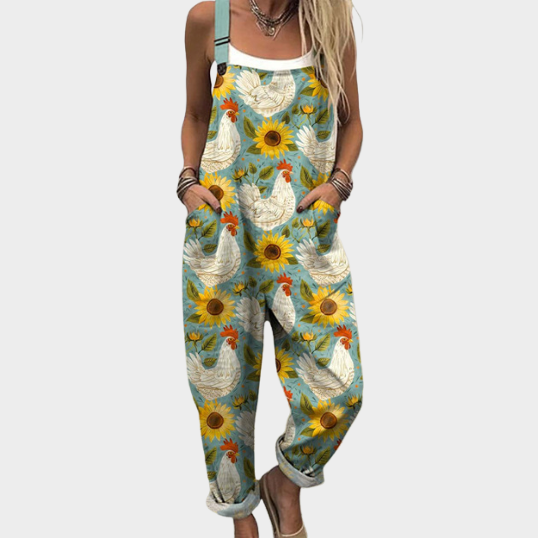 Macacão Estampado Confortável feminino