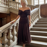 Susy - Vestido midi fluido