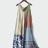 Vestido com Estampa de Xadrez feminino