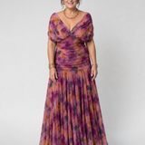 Susy - Vestido midi fluido