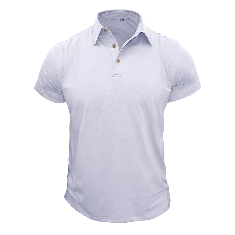 T-shirt de algodão masculino