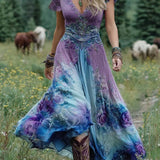 Vestido Maxi Curto Floral feminino