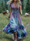 Vestido Maxi Curto Floral feminino