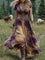 Vestido Maxi Curto Floral feminino